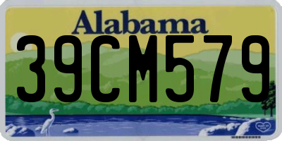 AL license plate 39CM579