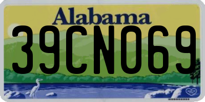 AL license plate 39CN069