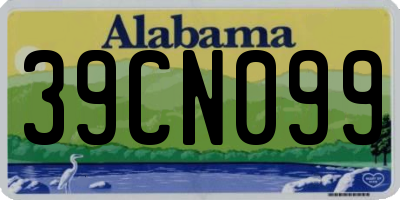 AL license plate 39CN099