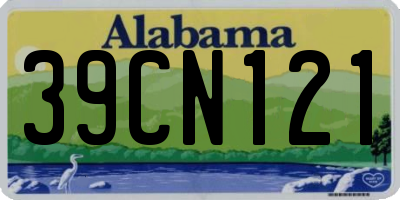 AL license plate 39CN121