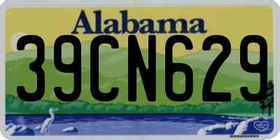 AL license plate 39CN629