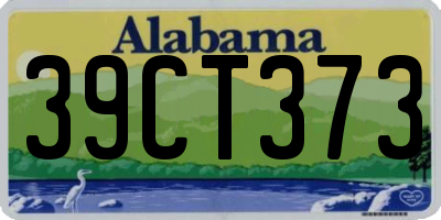 AL license plate 39CT373