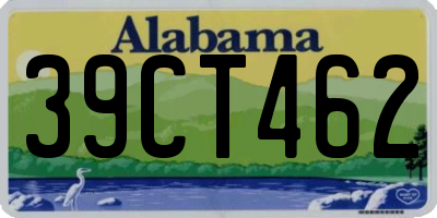AL license plate 39CT462
