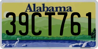 AL license plate 39CT761