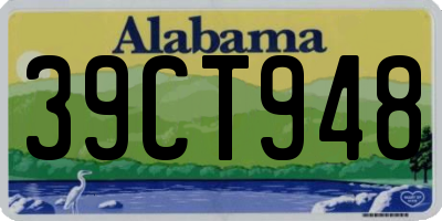 AL license plate 39CT948
