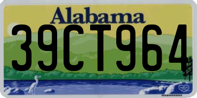 AL license plate 39CT964