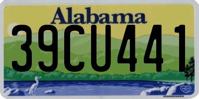 AL license plate 39CU441