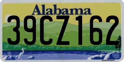 AL license plate 39CZ162