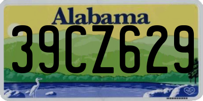 AL license plate 39CZ629