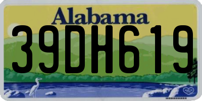 AL license plate 39DH619