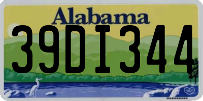 AL license plate 39DI344