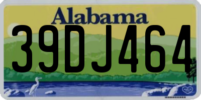 AL license plate 39DJ464