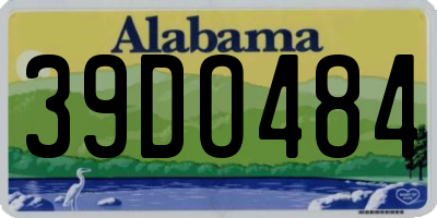 AL license plate 39DO484