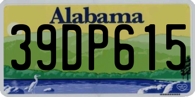 AL license plate 39DP615