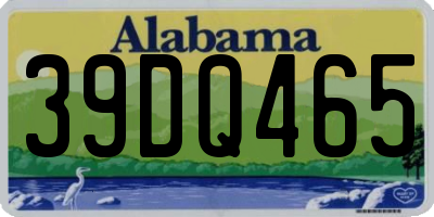 AL license plate 39DQ465