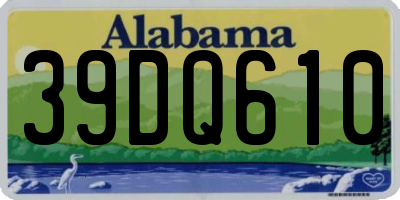 AL license plate 39DQ610