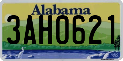 AL license plate 3AH0621