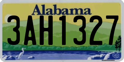 AL license plate 3AH1327