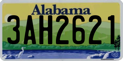 AL license plate 3AH2621