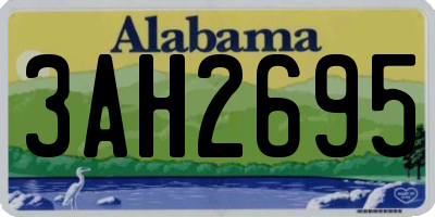 AL license plate 3AH2695