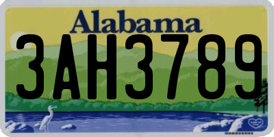AL license plate 3AH3789
