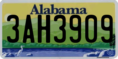AL license plate 3AH3909