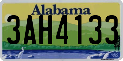 AL license plate 3AH4133