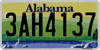 AL license plate 3AH4137