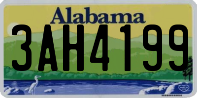 AL license plate 3AH4199