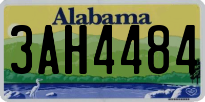 AL license plate 3AH4484
