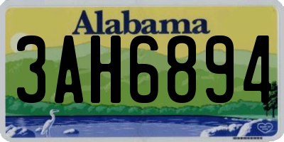 AL license plate 3AH6894