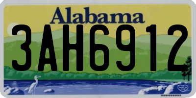 AL license plate 3AH6912