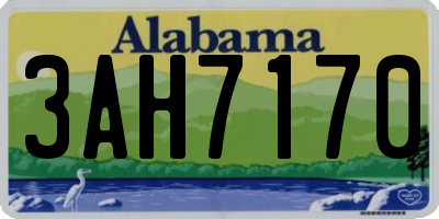 AL license plate 3AH7170