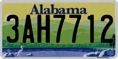 AL license plate 3AH7712
