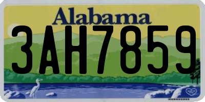 AL license plate 3AH7859