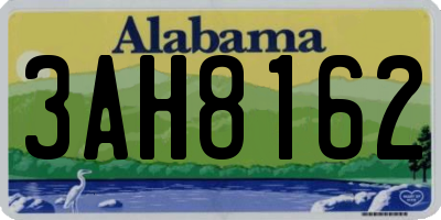 AL license plate 3AH8162