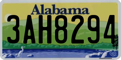 AL license plate 3AH8294