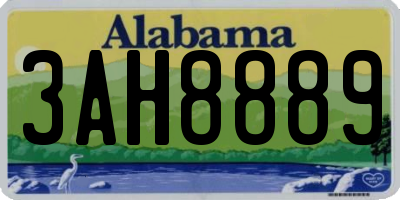 AL license plate 3AH8889