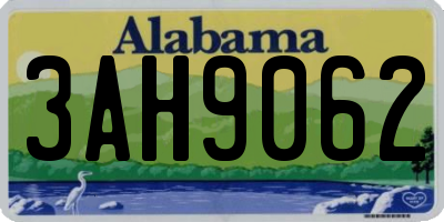 AL license plate 3AH9062