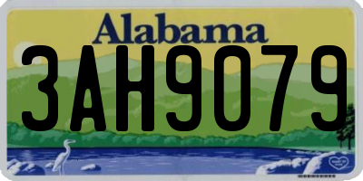AL license plate 3AH9079