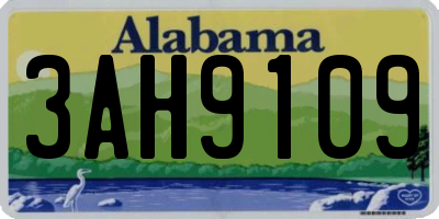 AL license plate 3AH9109