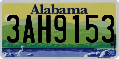 AL license plate 3AH9153
