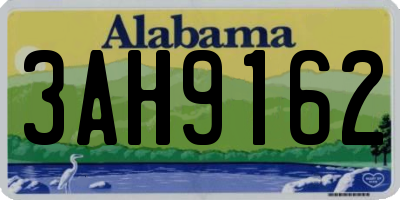 AL license plate 3AH9162