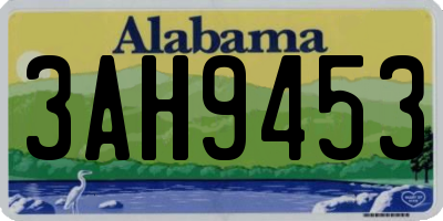 AL license plate 3AH9453