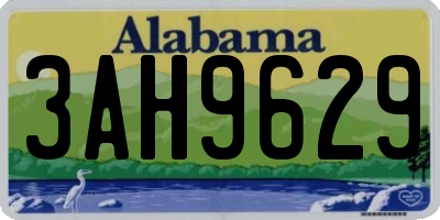 AL license plate 3AH9629