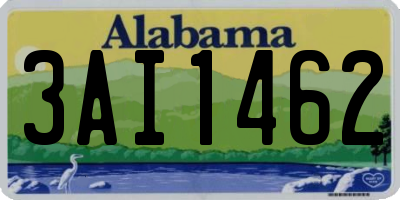 AL license plate 3AI1462
