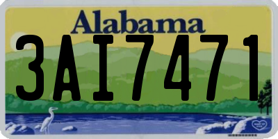 AL license plate 3AI7471