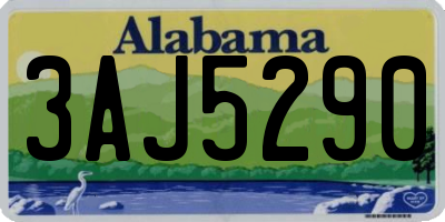 AL license plate 3AJ5290