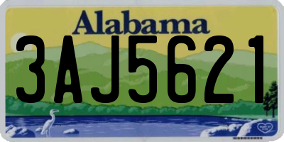 AL license plate 3AJ5621