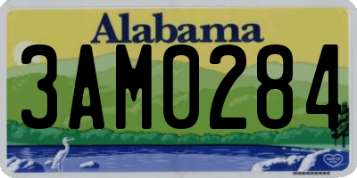AL license plate 3AM0284
